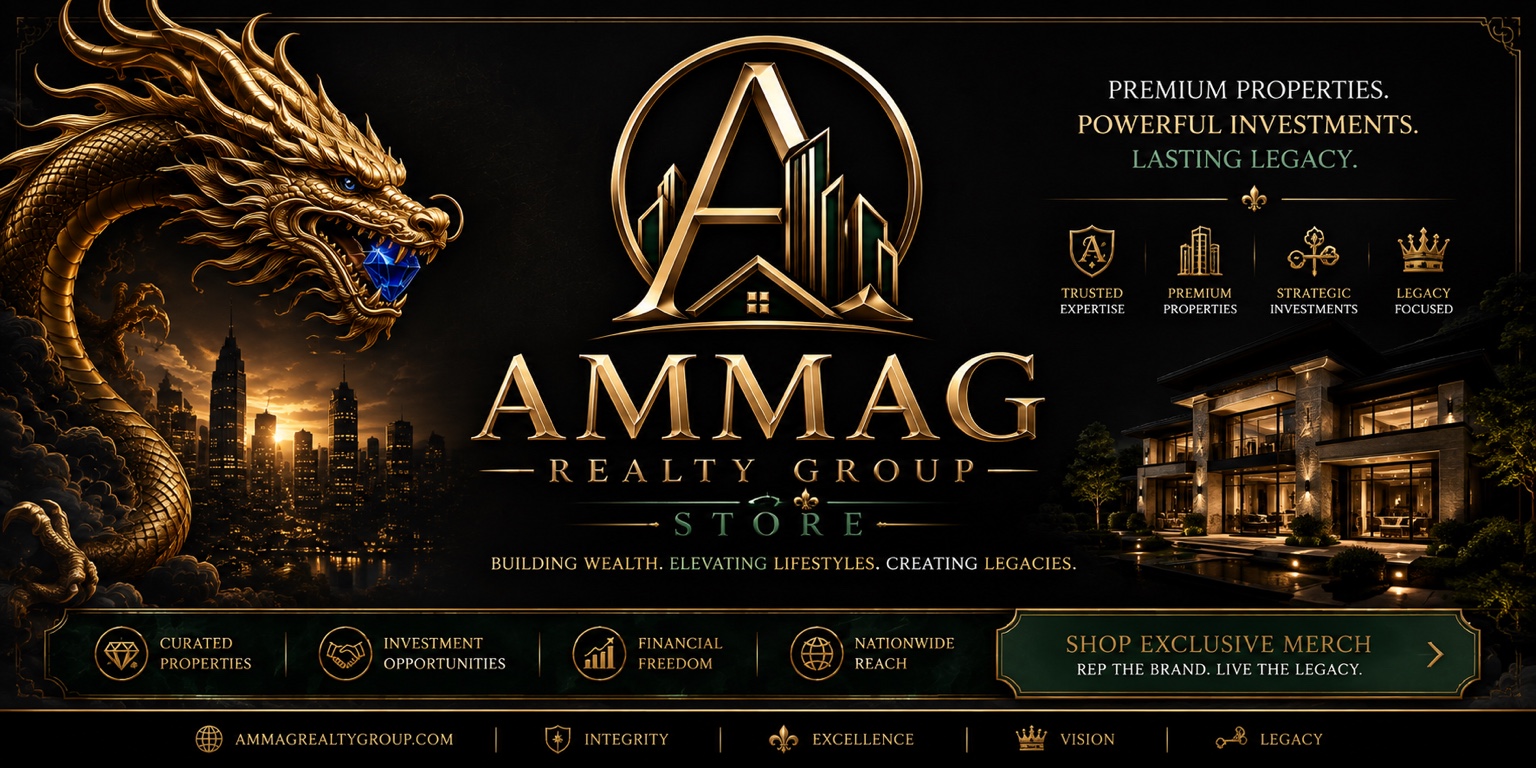 Ammag Realty Group Store — premium properties, powerful investments, lasting legacy